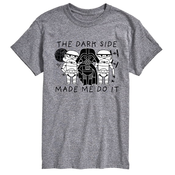 Star Wars - The Dark Side Made Me Do It - Men's Short Sleeve Graphic T-Shirt