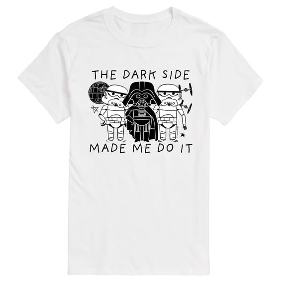 Star Wars - The Dark Side Made Me Do It - Men's Short Sleeve Graphic T-Shirt