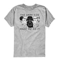thumbnail image 1 of Star Wars - The Dark Side Made Me Do It - Toddler Boys Short Sleeve Graphic T-Shirt, 1 of 4