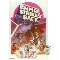Star Wars: The Empire Strikes Back 40th - Group Wall Poster with Push Pins, 22.375" x 34"
