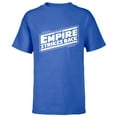 thumbnail image 1 of Star Wars The Empire Strikes Back Angled Movie Logo - Short Sleeve T-Shirt for Kids - Customized-Royal, 1 of 5