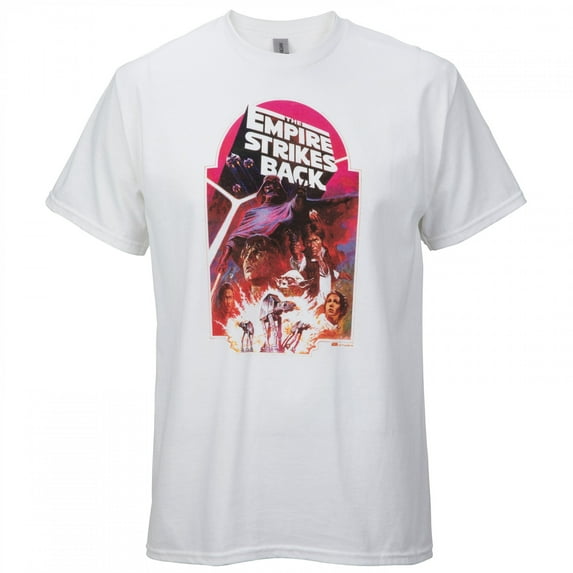 Star Wars The Empire Strikes Back Tom Jung One Sheet Poster T-Shirt-Large