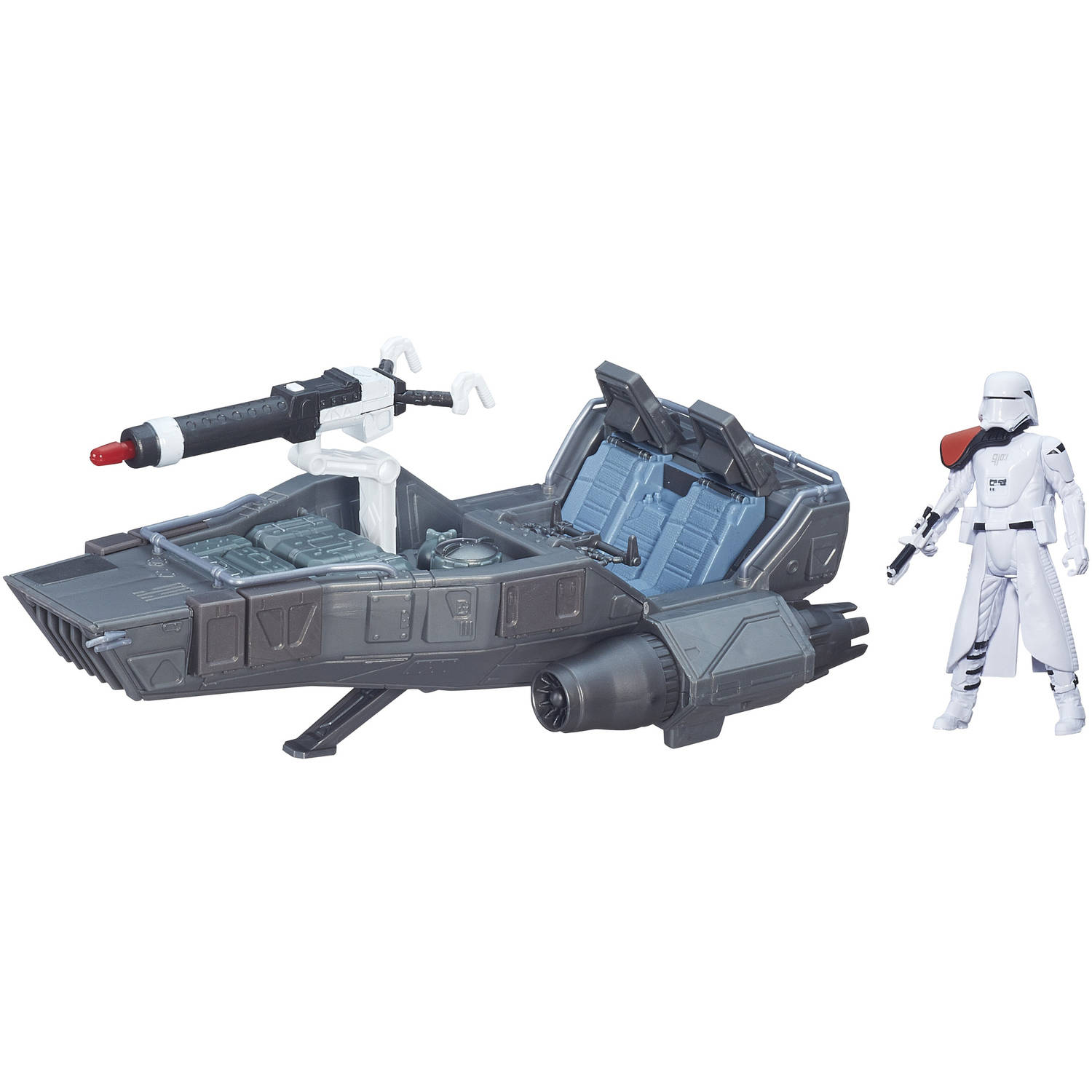 Star Wars The Force Awakens 3.75" Vehicle First Order Snowspeeder - image 1 of 2