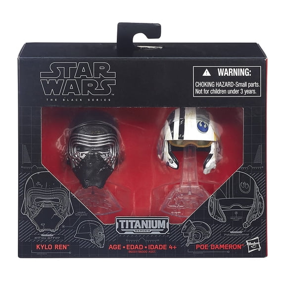 Star Wars: The Force Awakens Black Series Die Cast Kylo Ren & Poe Dameron