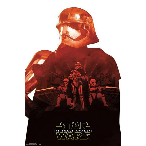 Star Wars: The Force Awakens - Captain Phasma Badge Wall Poster, 22.375" x 34"