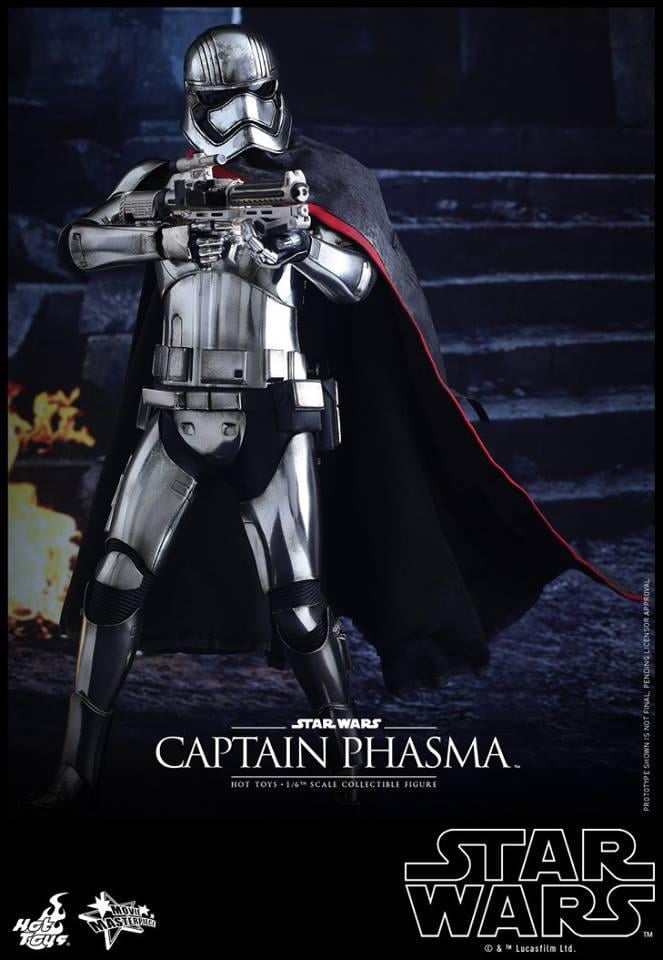 Action Figure Star Wars Captain Phasma | Forest Mission 9,5 Cm | Giocattolo Ufficiale Hasbro Con 2 Accessori