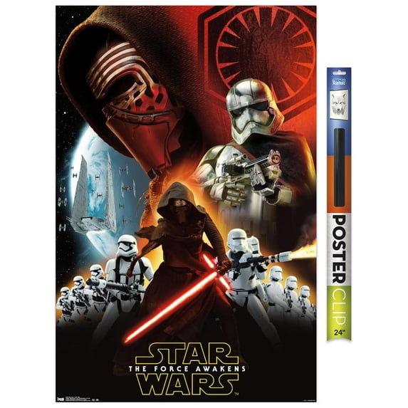 Star Wars: The Force Awakens - Dark Side Wall Poster, 22.375" x 34"