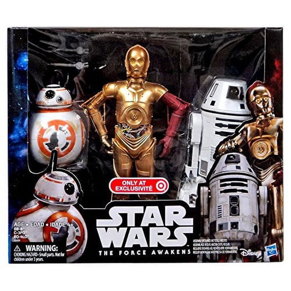 Star Wars The Force Awakens Droid Pack C-3PO BB-8 and RO-4LO Special Collectors Edition