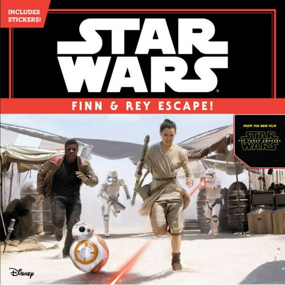 Star Wars The Force Awakens: Finn & Rey Escape! (Includes Stickers!) : Includes Stickers! (Paperback)