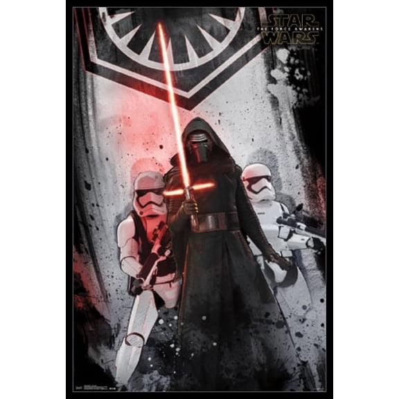 Star Wars The Force Awakens - First Order Laminated & Framed Poster Print (22 x 34)
