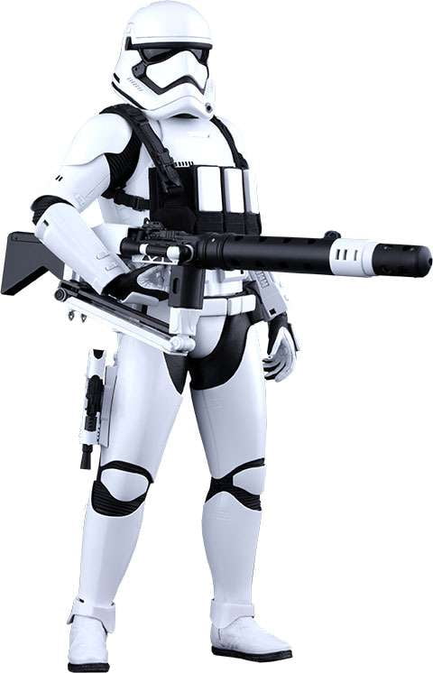 Star Wars The Force Awakens First Order Stomtrooper Heavy Gunner 1/6 Figure