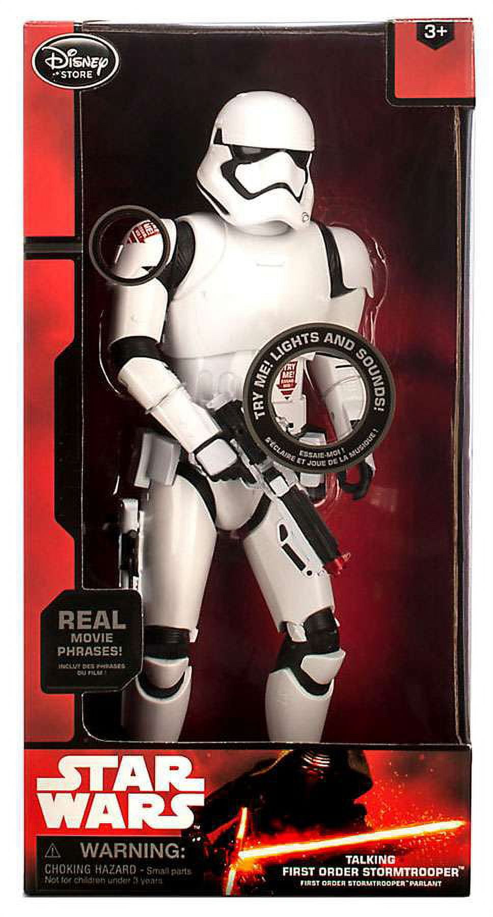 Star Wars The Force Awakens First Order Stormtrooper Talking Action Figure