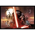 thumbnail image 1 of Star Wars The Force Awakens - Group Laminated & Framed Poster Print (22 x 34), 1 of 1