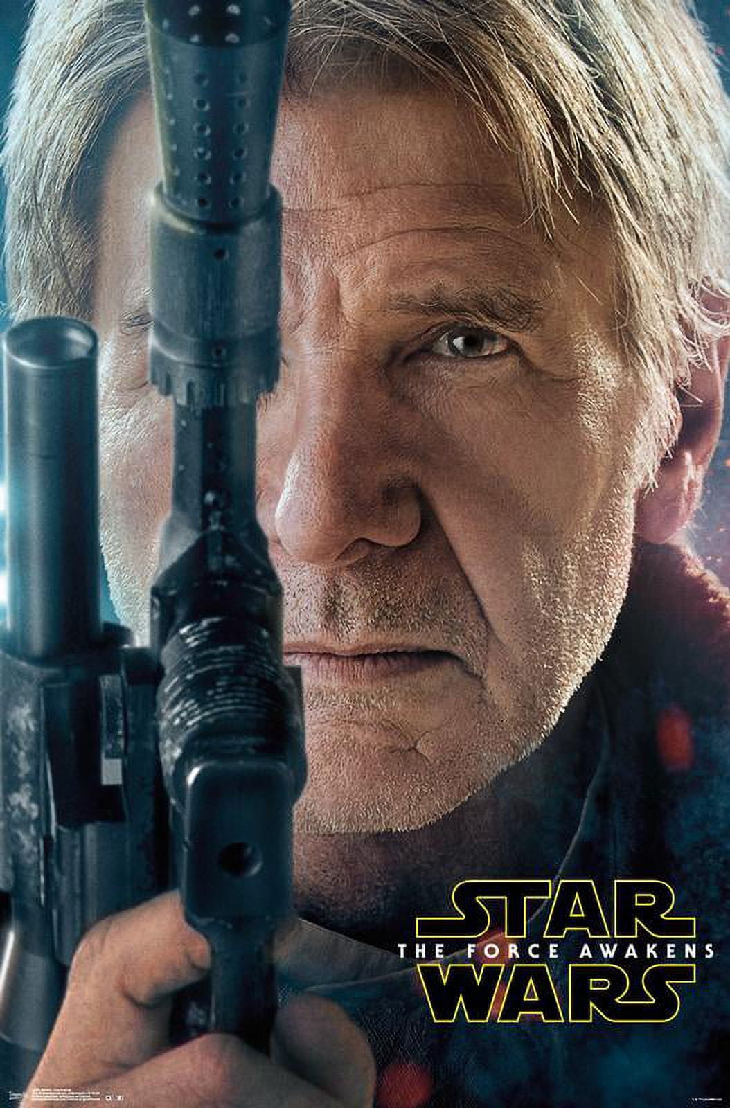 Star Wars: The Force Awakens - Han Portrait Wall Poster, 22.375" x 34"
