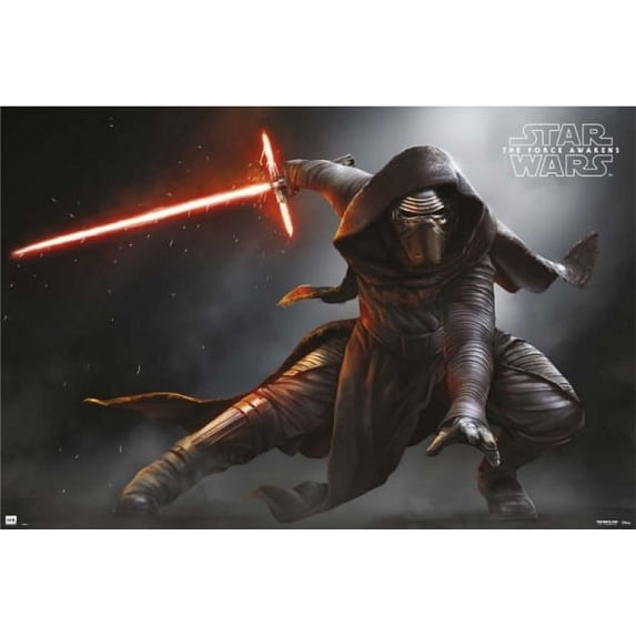 Star Wars The Force Awakens Kylo Ren Laminated Poster (24 X 36)