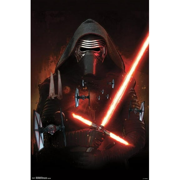 Star Wars: The Force Awakens - Kylo Ren Wall Poster, 22.375" x 34"