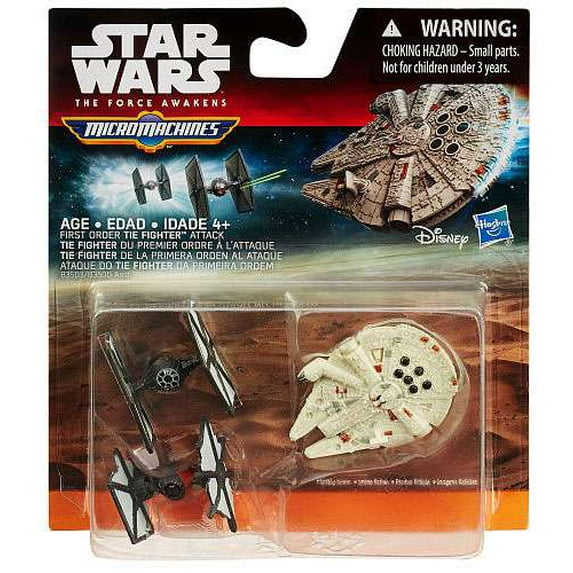 Star Wars The Force Awakens Micro Machines 3-Pack First Order TIE Fighter Attack