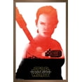 thumbnail image 1 of Star Wars: The Force Awakens - Rey Badge Wall Poster, 14.725" x 22.375", Framed, 1 of 3
