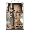 thumbnail image 1 of Star Wars: The Force Awakens - Rey Portrait Wall Poster with Wooden Magnetic Frame, 22.375" x 34", 1 of 3