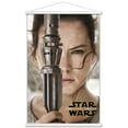 thumbnail image 1 of Star Wars: The Force Awakens - Rey Portrait Wall Poster with Wooden Magnetic Frame, 22.375" x 34", 1 of 3