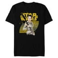 thumbnail image 1 of Star Wars The Force Awakens Rey Stands Strong - Short Sleeve Blended T-Shirt for Adults - Customized-Black, 1 of 5