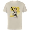 thumbnail image 1 of Star Wars The Force Awakens Rey Stands Strong - Short Sleeve Cotton T-Shirt for Adults - Customized-Natural, 1 of 5