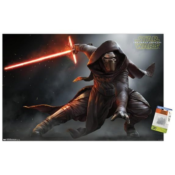 Star Wars: The Force Awakens - Stance Wall Poster with Push Pins, 22.375" x 34"