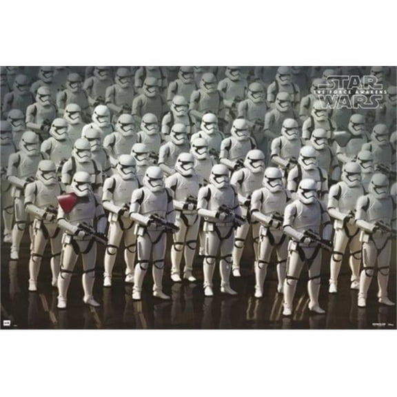 Star Wars The Force Awakens Stormtroopers Poster Print, 24 x 36