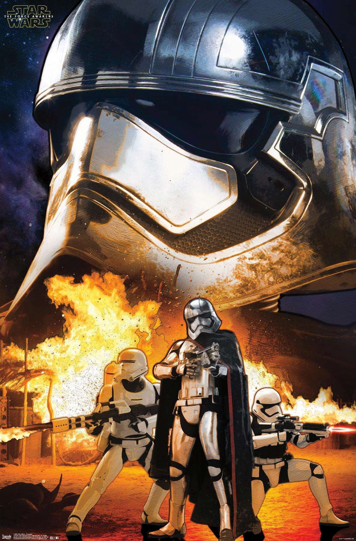 Star Wars: The Force Awakens - Troopers Wall Poster, 14.725" x 22.375"