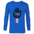thumbnail image 1 of Star Wars The Force is Strong July 4th - Long Sleeve T-Shirt for Men - Customized-Navy, 1 of 5