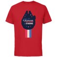 thumbnail image 1 of Star Wars The Force is Strong July 4th - Short Sleeve Cotton T-Shirt for Adults - Customized-Red, 1 of 5