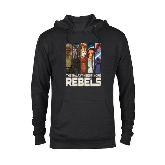 Star Wars The Galaxy Needs More Rebels - Pullover Hoodie for Adults - Customized-Black