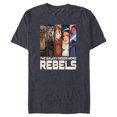 thumbnail image 1 of Star Wars The Galaxy Needs More Rebels - Short Sleeve Blended T-Shirt for Adults - Customized-Navy Heather, 1 of 5