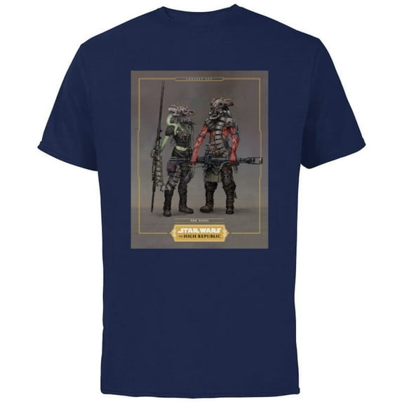 Star Wars The High Republic Concept Art The Nihil - Short Sleeve Cotton T-Shirt for Adults - Customized-Navy