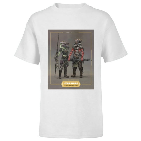 Star Wars The High Republic Concept Art The Nihil - Short Sleeve T-Shirt for Kids – Customized-White