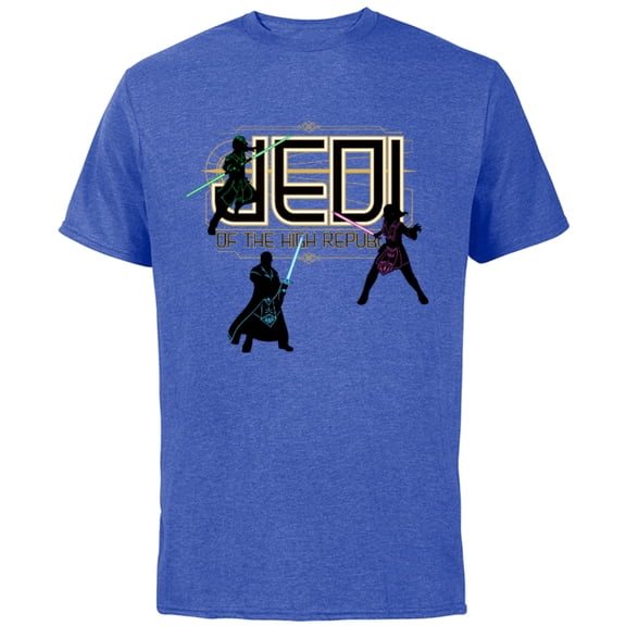 Star Wars The High Republic Jedi Defend - Short Sleeve Cotton T-Shirt for Adults - Customized-Royal Heather