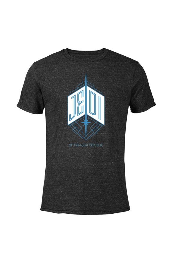 The High Republic Jedi Emblem - Short Sleeve Blended T-Shirt for Adults – Customized-Black