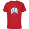 thumbnail image 1 of Star Wars The High Republic Jedi Emblem - Short Sleeve Cotton T-Shirt for Adults - Customized-Red, 1 of 5