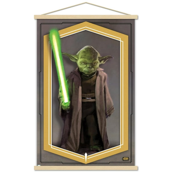 Star Wars: The High Republic - Yoda Wall Poster with Magnetic Frame, 22.375" x 34"