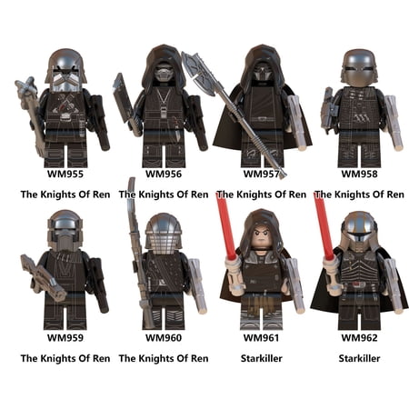 Star Wars The Knights Of Ren Building Block Figure X 8 Sets