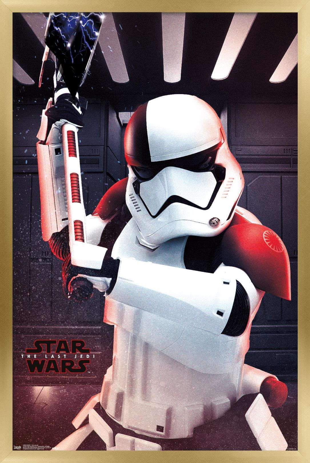 Star Wars: The Last Jedi - Executioner Wall Poster, 14.725" x 22.375", Framed