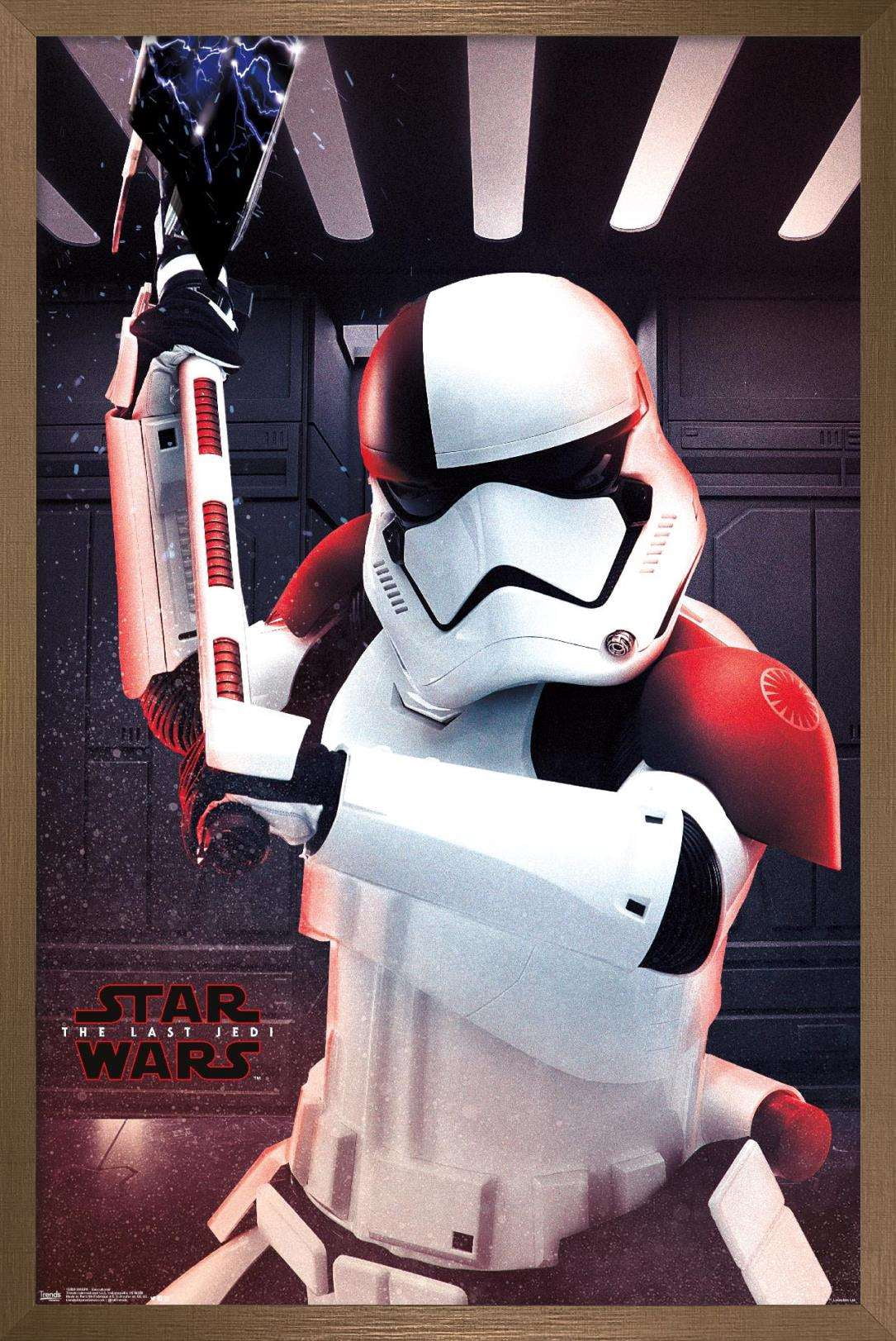 Star Wars: The Last Jedi - Executioner Wall Poster, 14.725" x 22.375", Framed