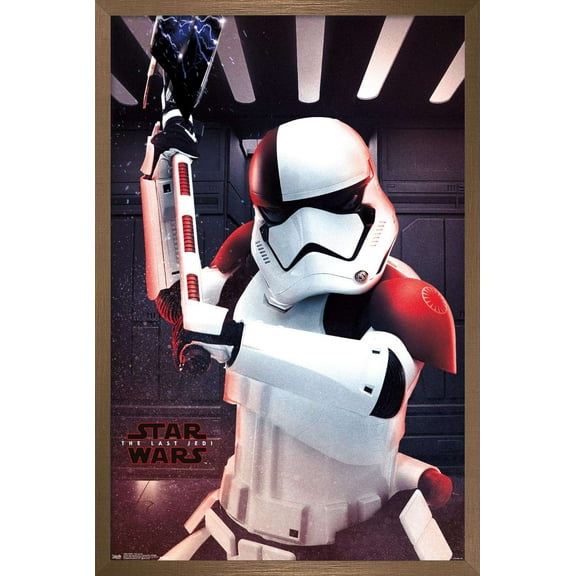 Star Wars: The Last Jedi - Executioner Wall Poster, 14.725" x 22.375", Framed