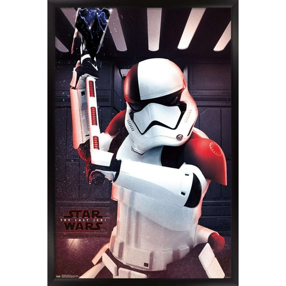 Star Wars: The Last Jedi - Executioner Wall Poster, 14.725" x 22.375", Framed