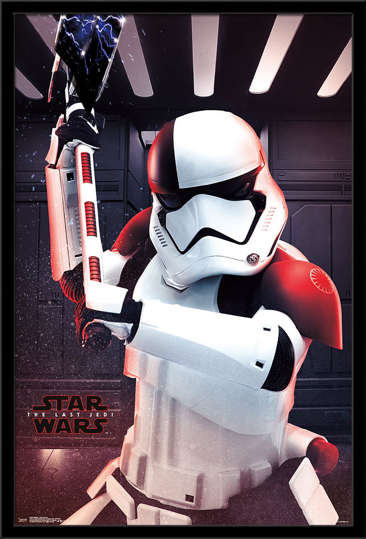 Star Wars: The Last Jedi - Executioner Wall Poster, 22.375" x 34", Framed