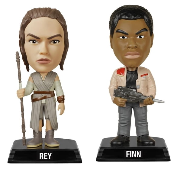 Star Wars: The Last Jedi Funko Wacky Wobbler Bundle: Finn & Rey