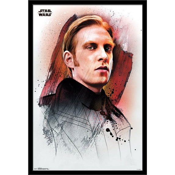 Star Wars: The Last Jedi - Hux Wall Poster, 22.375" x 34", Framed