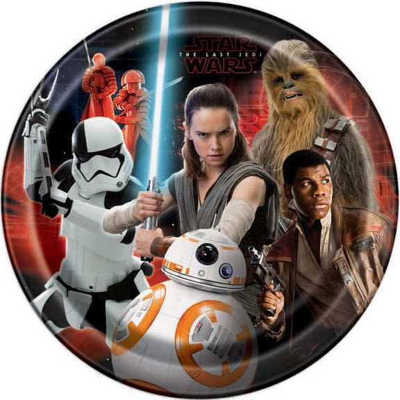 Star Wars 'The Last Jedi' Large Paper Plates (8ct)