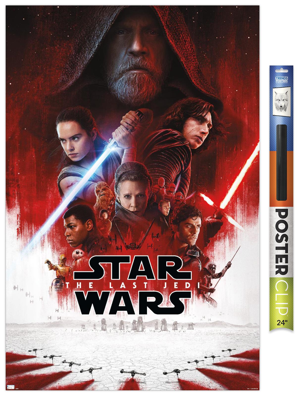 Star Wars: The Last Jedi - One Sheet (No Billing Block) Wall