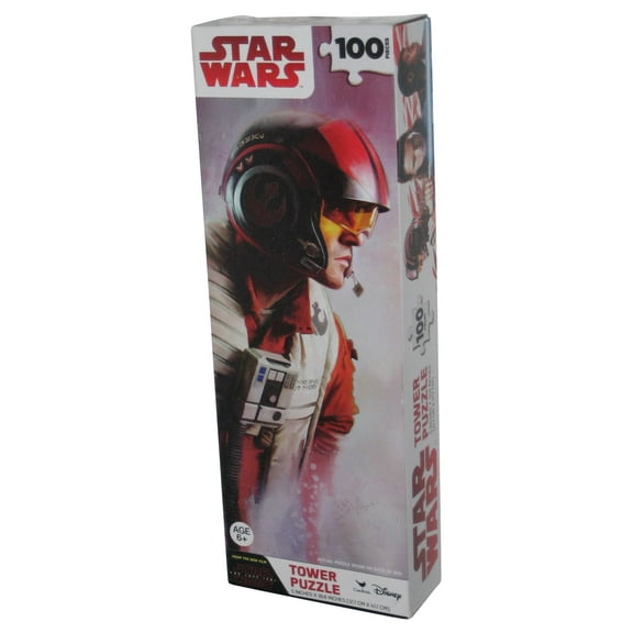 Star Wars The Last Jedi Poe Dameron X-Wing 100pc Disney Cardinal Tower Puzzle
